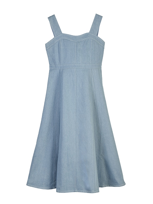 Anmille デニムステッチフレアop Evelyn エブリン 公式通販サイト