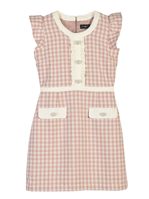 包装無料 送料無料 Evelyn ツイードワンピース 正規品 Www Globaldentalcentre Org