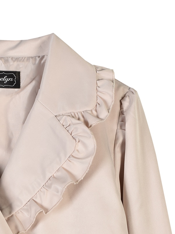 Evelyn フリルトレンチコート Evelyn エブリン 公式通販サイト