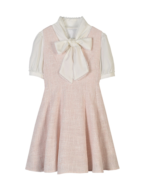 Evelyn リボンブラウスワンピセット 通販限定 期間限定 スペシャルプライス 6 3 18 59まで Evelyn エブリン 公式通販サイト