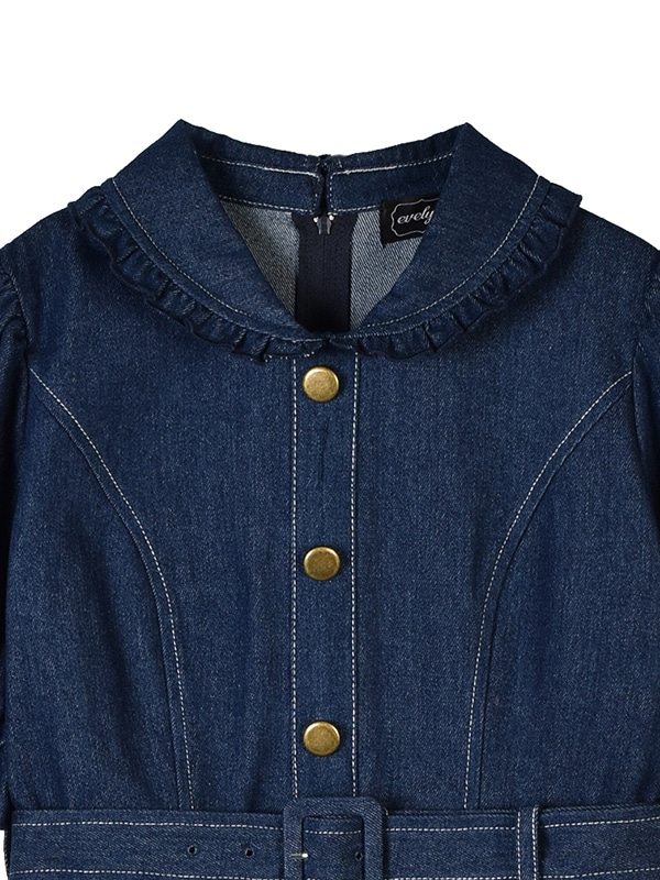Evelyn デニムフレアop Evelyn エブリン 公式通販サイト
