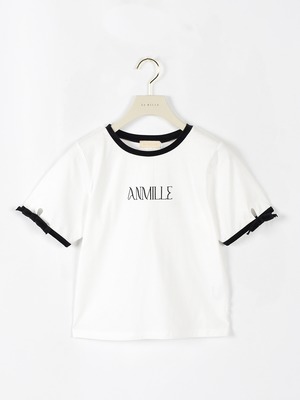 パイピングリボンロゴTシャツ