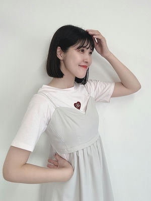 ハートロゴTシャツ