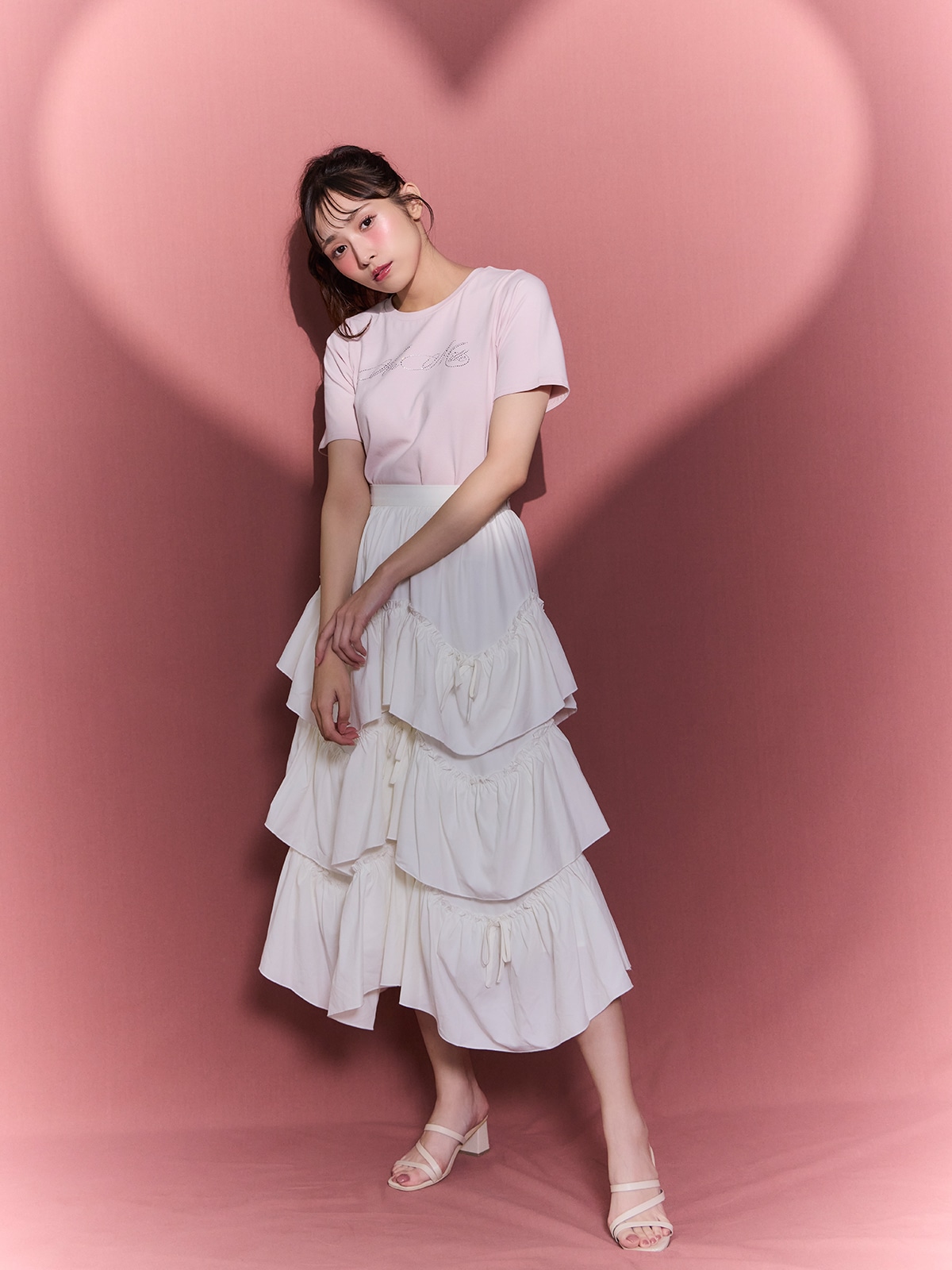 SNIDEL フリルスリーブリボンプリントワンピース PNK 1 SNIDEL フリルスリーブリボンプリントワンピース PNK 1 - メルカリ