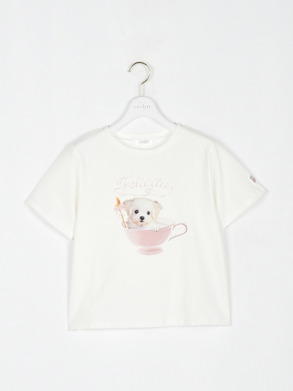 わんちゃんTシャツ 詳細画像 オフホワイト 1