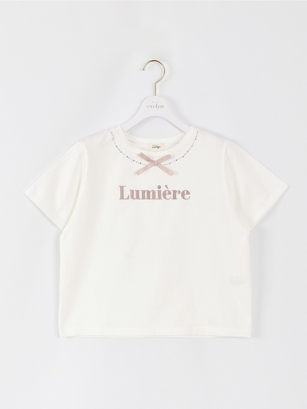LumiereTシャツ 詳細画像 オフホワイトピンク 1