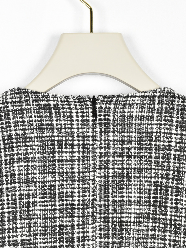 ツイードペプラムセットアップ 詳細画像 ブラック 16