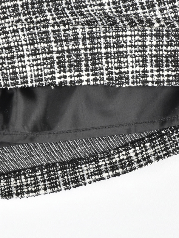 ツイードペプラムセットアップ 詳細画像 ブラック 16