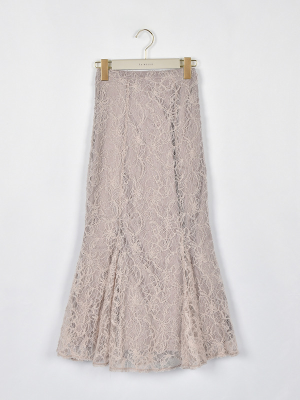 レースマーメイドスカート 詳細画像 ピンク 1