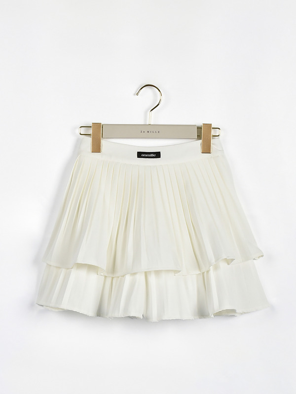 プリーツフリルスカパン 詳細画像 ブラック 16