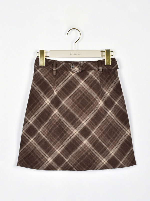 チェックミニスカート 詳細画像 ブラック 16