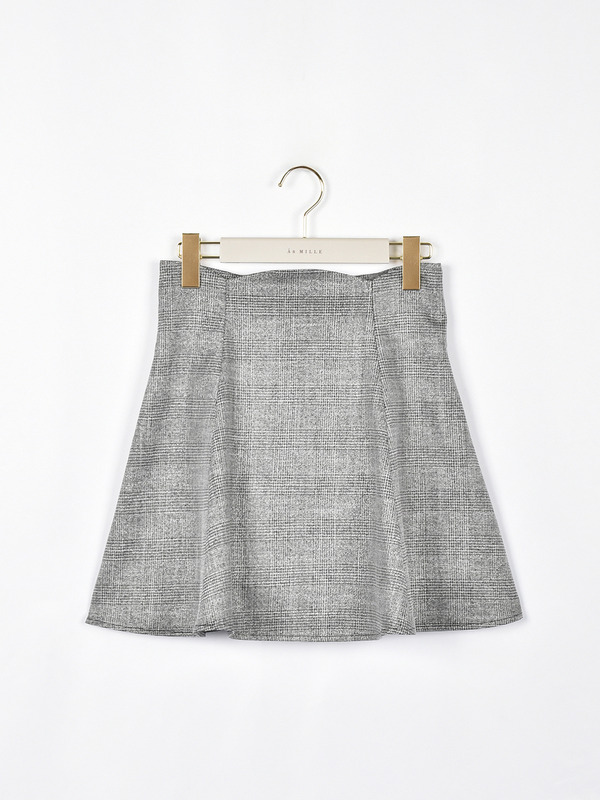 ハイウエストフレアミニスカート 詳細画像 ブラック 16