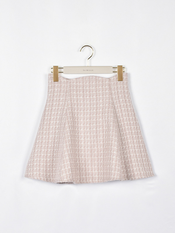 ハイウエストフレアミニスカート 詳細画像 ピンク 1