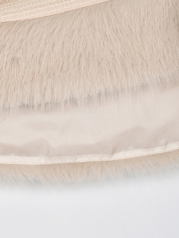 ファーリボンツイードスカート 詳細画像 ブラック 16