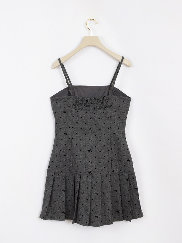 リボンプリーツキャミワンピース 詳細画像 ブラウン 11