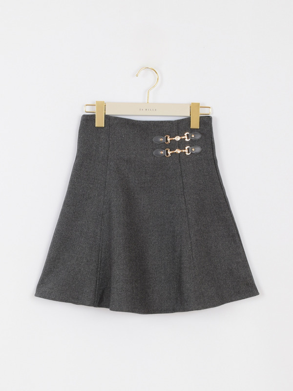 ビットタイトフレアスカート 詳細画像 チャコール 16