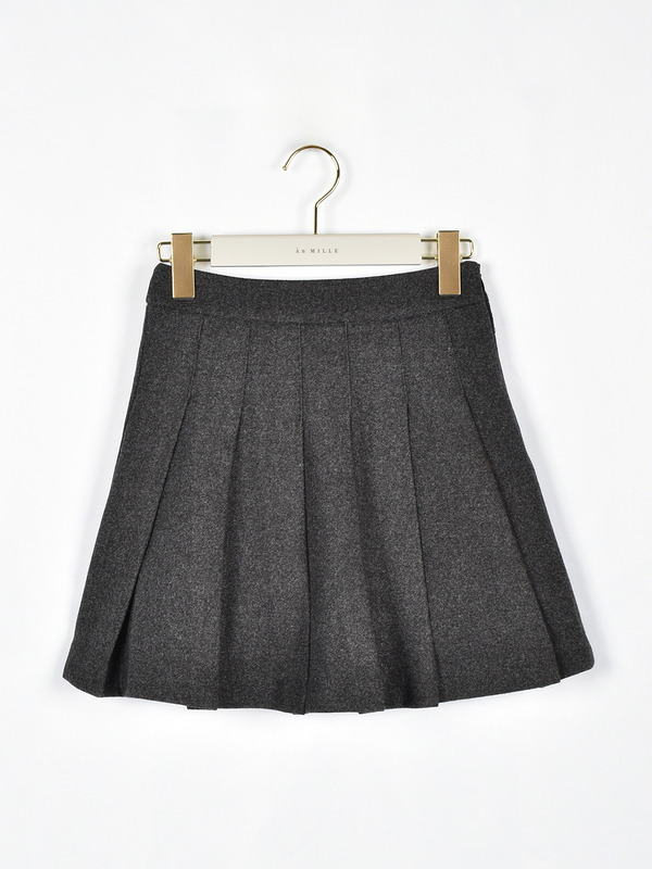タックプリーツスカート 詳細画像 チャコール 16