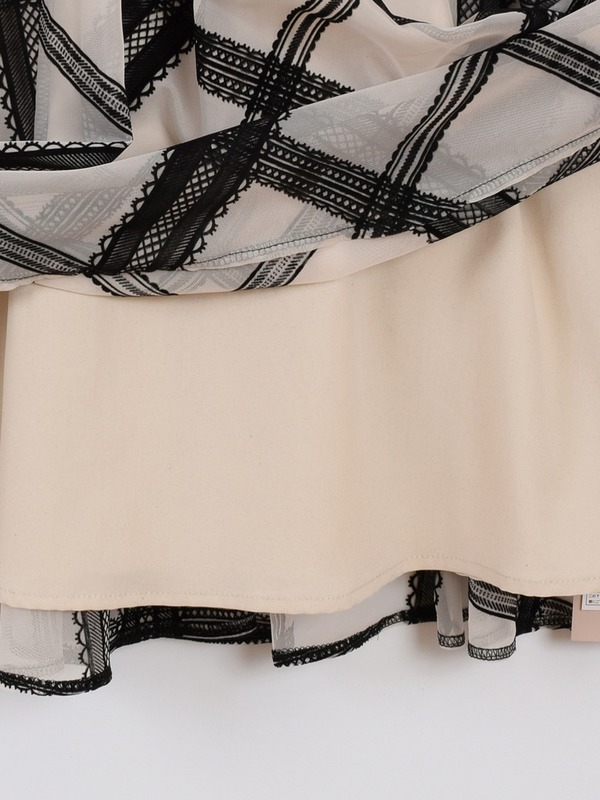 ショルダーリボンレディワンピース 詳細画像 ブラック 16