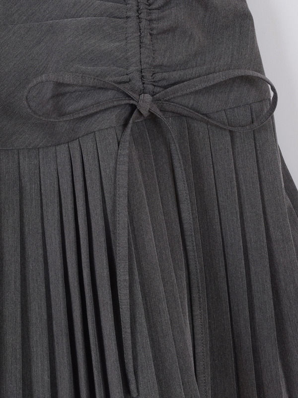 ドロストプリーツスカート 詳細画像 チャコール 16