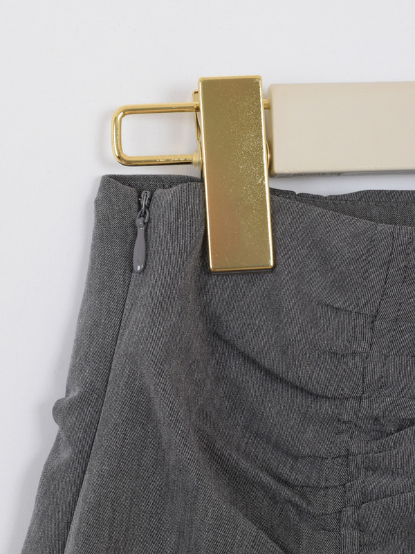 ドロストプリーツスカート 詳細画像 チャコール 16