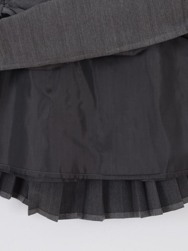ドロストプリーツスカート 詳細画像 チャコール 16