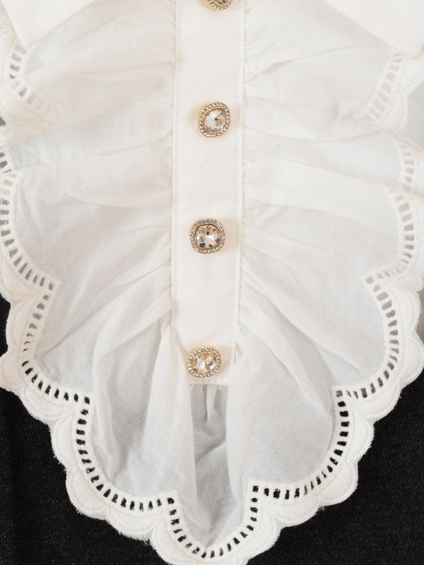 フリルビジューセットワンピース 詳細画像 チャコール 16