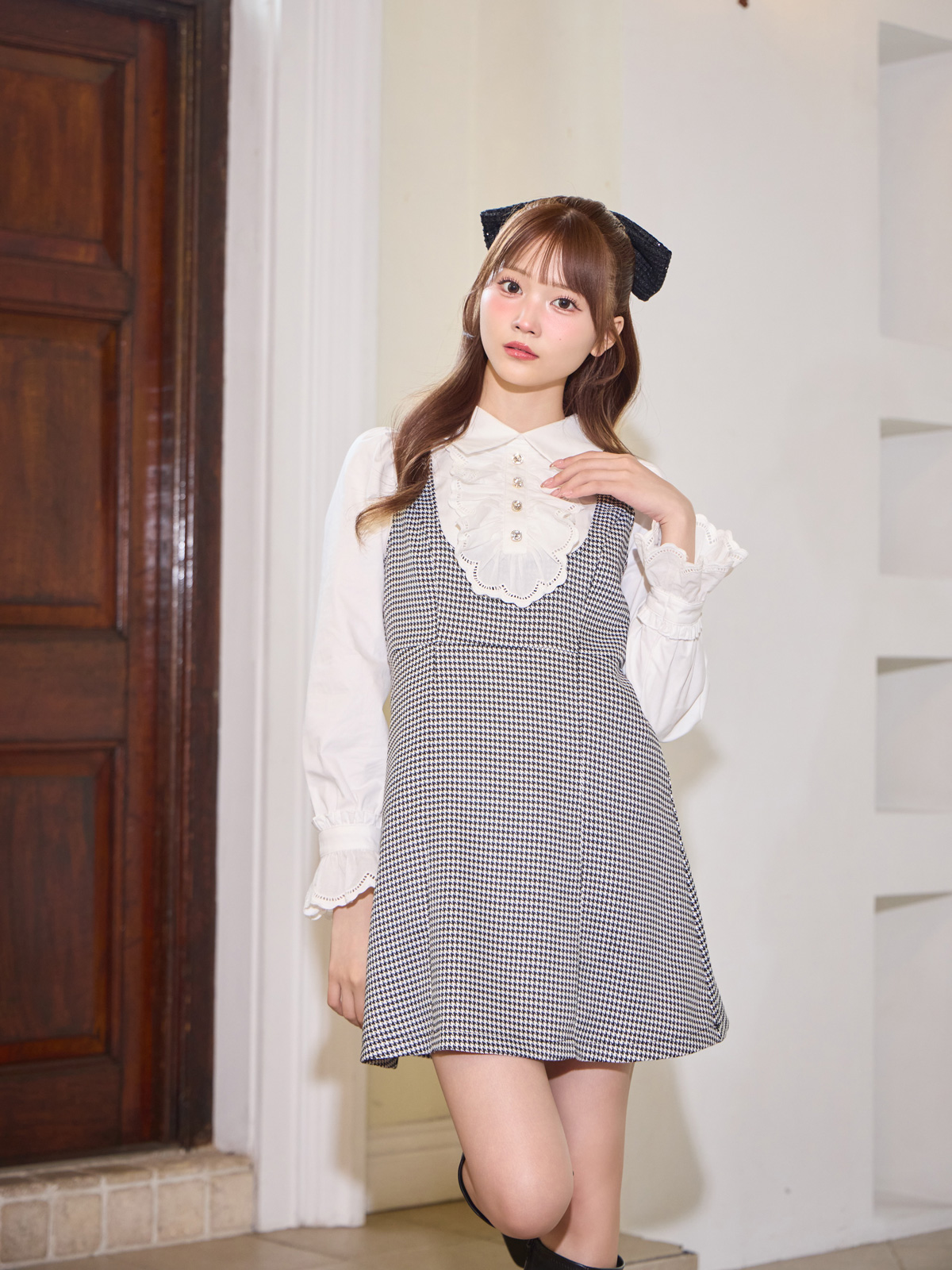 フリルビジューセットワンピース｜evelyn（エブリン）公式通販サイト