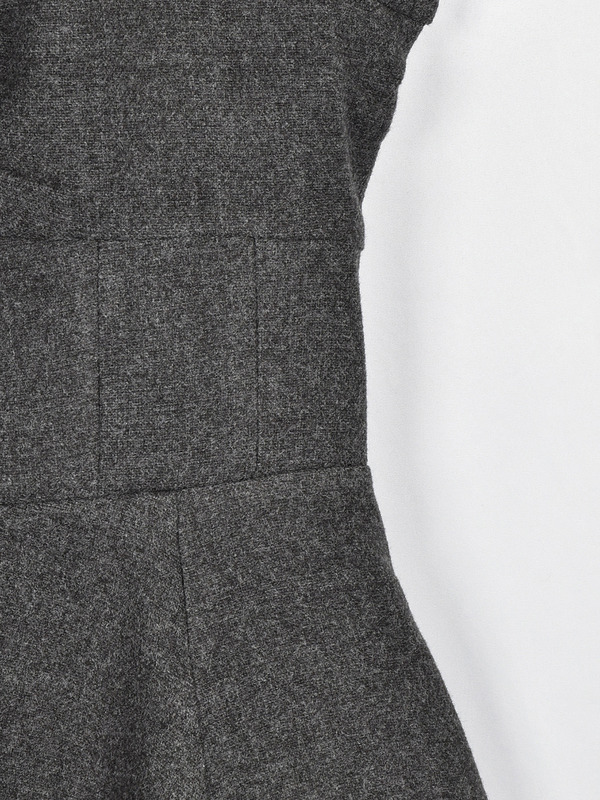 クロスリボンフレアワンピース 詳細画像 チャコール 16