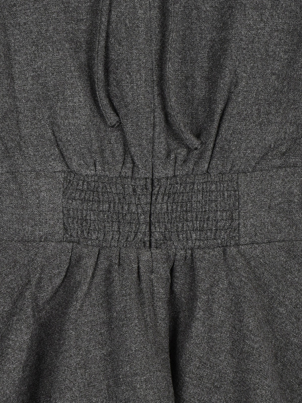 クロスリボンフレアワンピース 詳細画像 チャコール 16