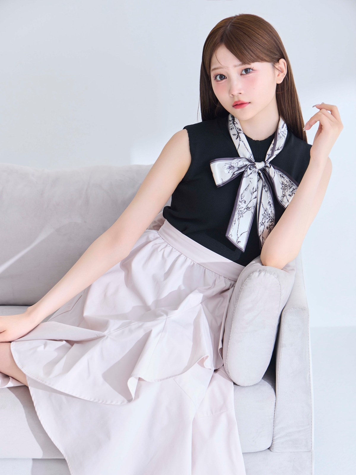 スカーフセットニット｜evelyn（エブリン）公式通販サイト