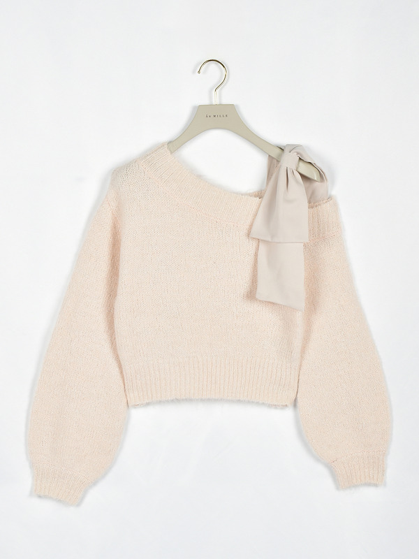 ワンショルラメニット 詳細画像 ホワイト 11