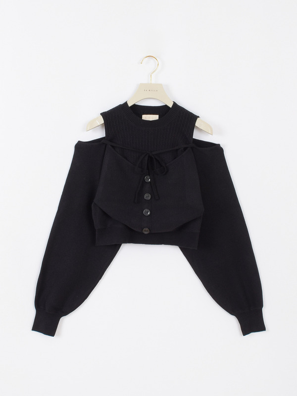 レイヤードリボンニット 詳細画像 ピンク 11