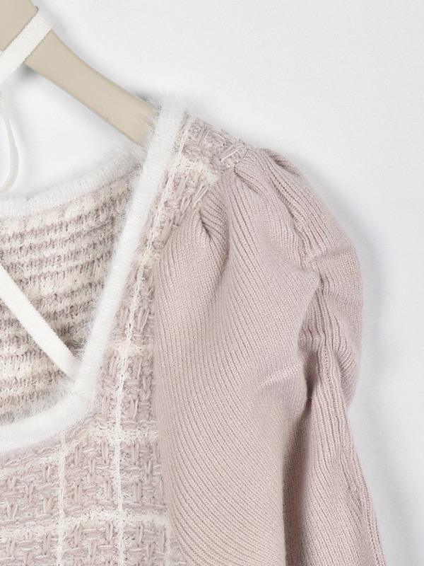 クロスマーメイドニットワンピース 詳細画像 ブラック 11