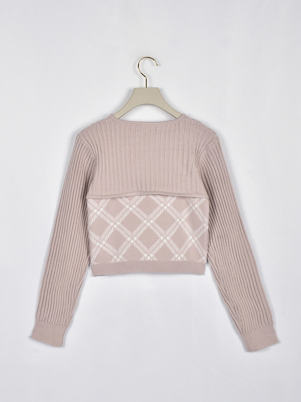 ファーキャミボレロニット 詳細画像 ブラック 11