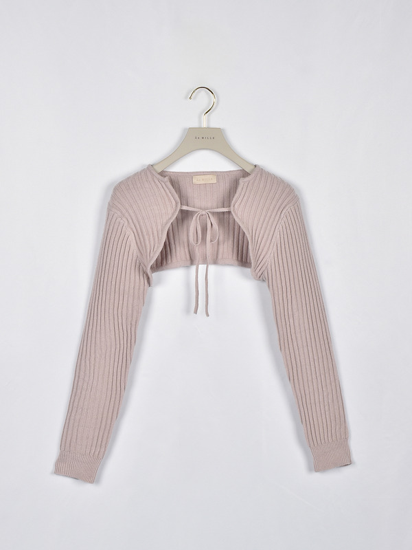 ファーキャミボレロニット 詳細画像 ブラック 11