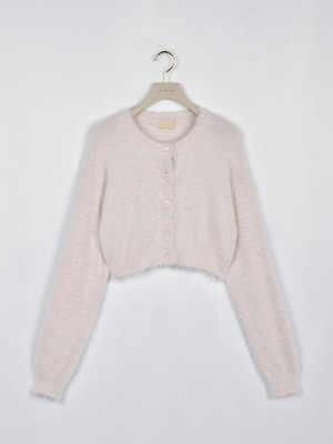 シャギーショートカーデ