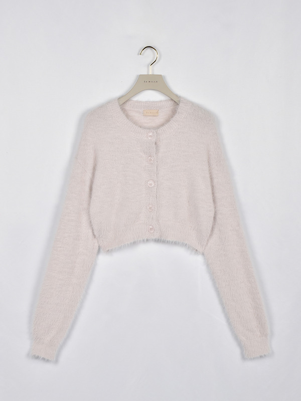 シャギーショートカーデ 詳細画像 ピンク 1