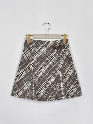 オリジナルチェックベルトスカート