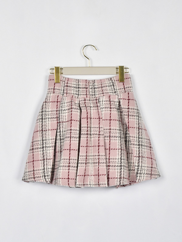 オリジナルチェックタックスカート 詳細画像 グレイ 16