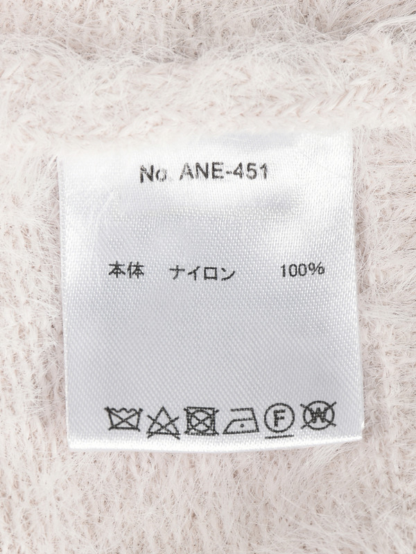 シャギーリボンタイニット 詳細画像 チャコール 16