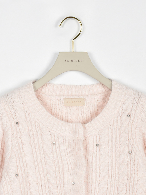 シャギーキラキラカーデ 詳細画像 ピンク 16