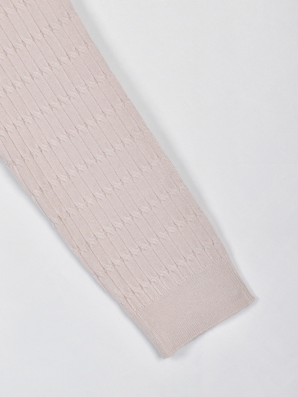 ケーブルゴールドボタンカーデ 詳細画像 ボーダー 16