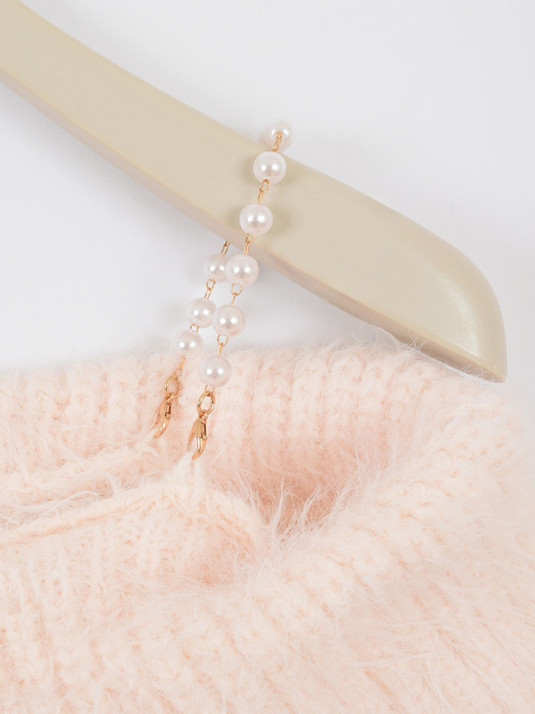 パールオフショルニット 詳細画像 チャコール 16