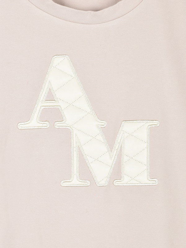 キルティングロゴTシャツ 詳細画像 アイスグレイ×ホワイト 1