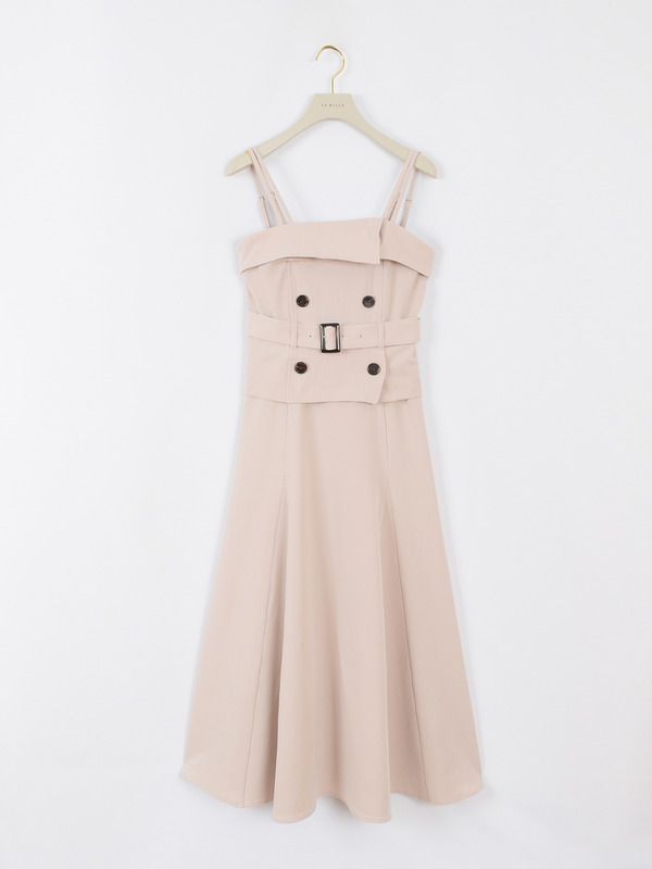 キャミトレンチワンピース 詳細画像 チャコール 11