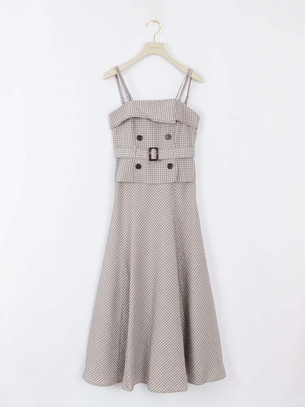 キャミトレンチワンピース 詳細画像 チャコール 11