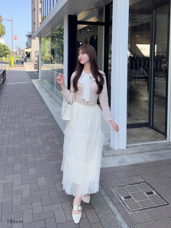 ティアードチュールスカート 詳細画像 ピンク 11