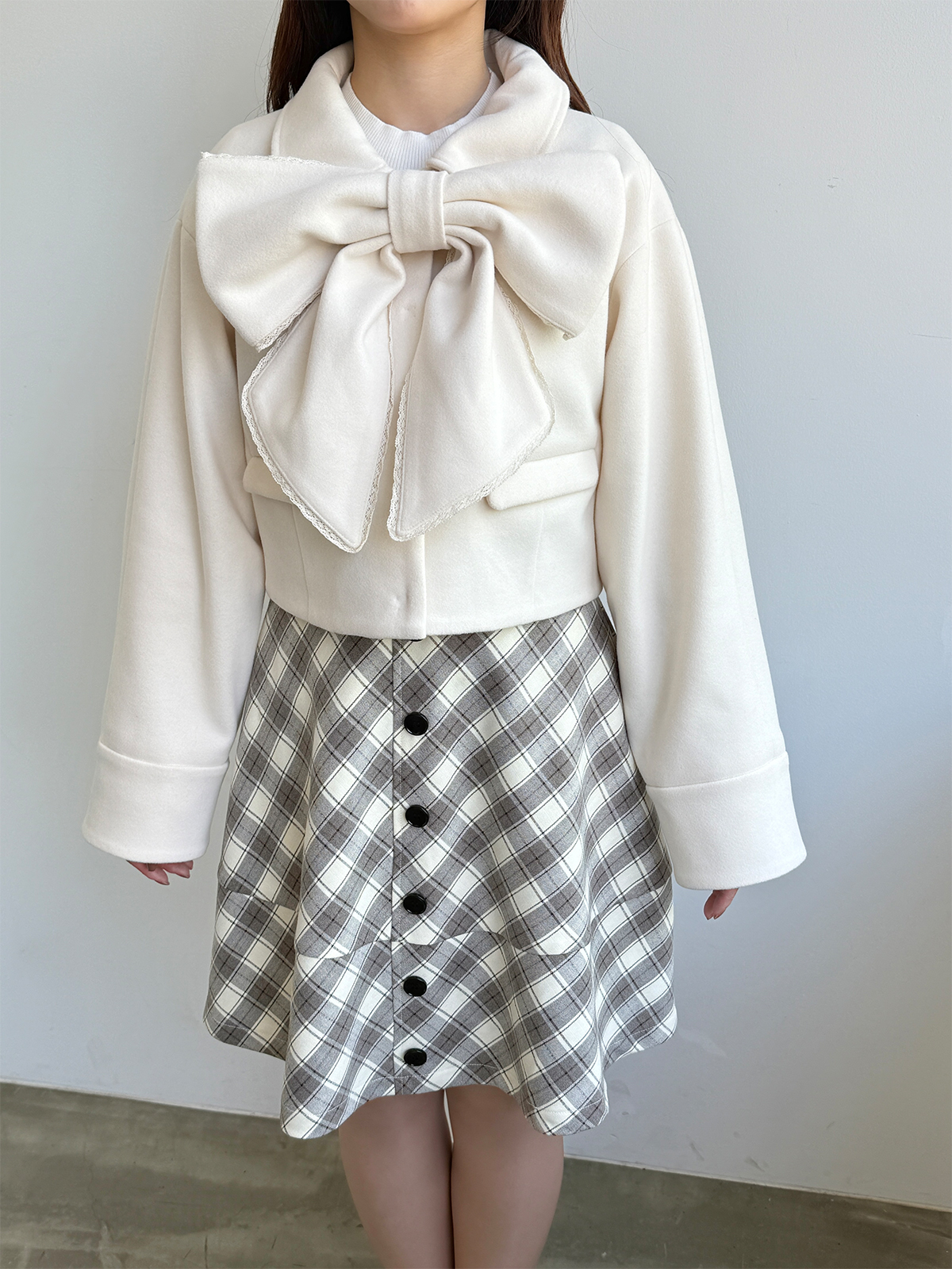 リボンビットコート　evelyn ビッグリボンコート｜evelyn（エブリン）公式通販サイト