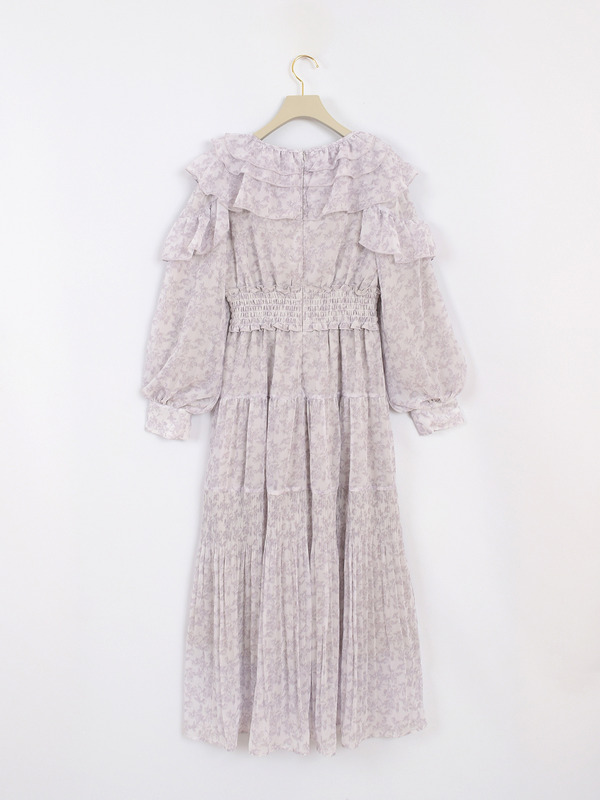 オリジナルフリルプリーツワンピース 詳細画像 ブラック 11