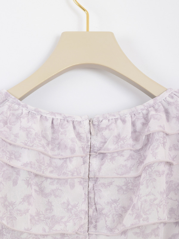 オリジナルフリルプリーツワンピース 詳細画像 ブラック 11